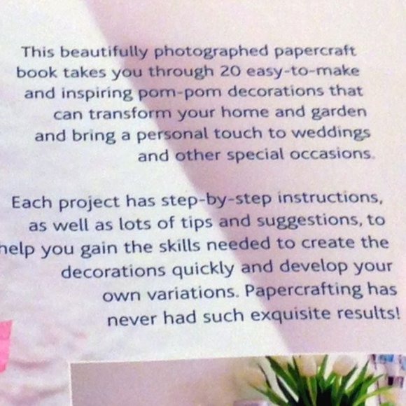 Crafts Book - Paper Pompoms - Picture 4 of 11